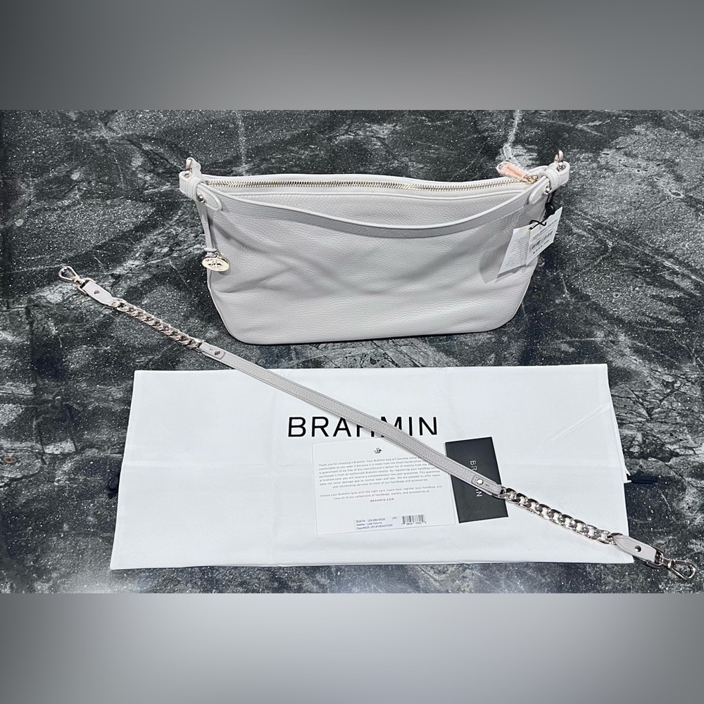 Brahmin Heather Latte Velouria NWT - Picture 9 of 9